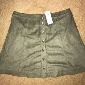 Abercrombie Suede Skirt